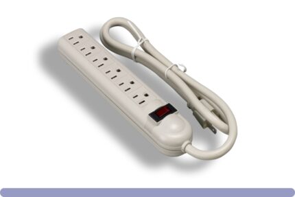6 Outlet Power Strip with Surge Suppressor