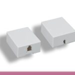 RJ-11 6P4C 1 Port Surface Mount Box