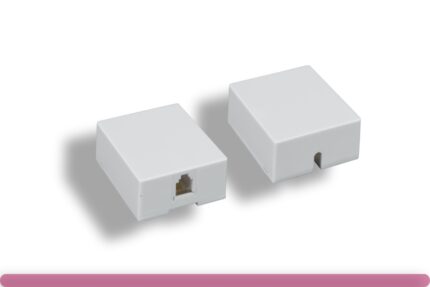 RJ-11 6P4C 1 Port Surface Mount Box