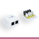 2-Port Cat. 6 Surface Mount Box