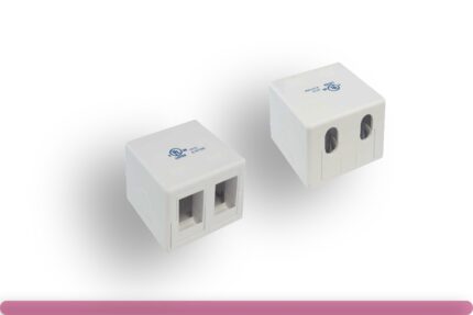 2-Port RJ-45 Surface Mount Box