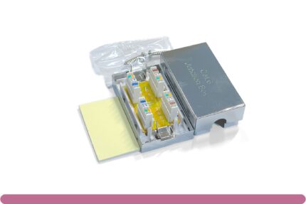 Cat.6 Junction Box, 110 Punch Down Type, Metal Cover