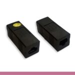 Black Color Cat. 5e Modular Inline Coupler
