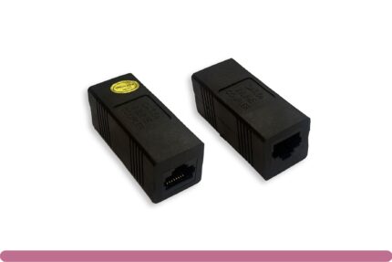 Black Color Cat. 5e Modular Inline Coupler