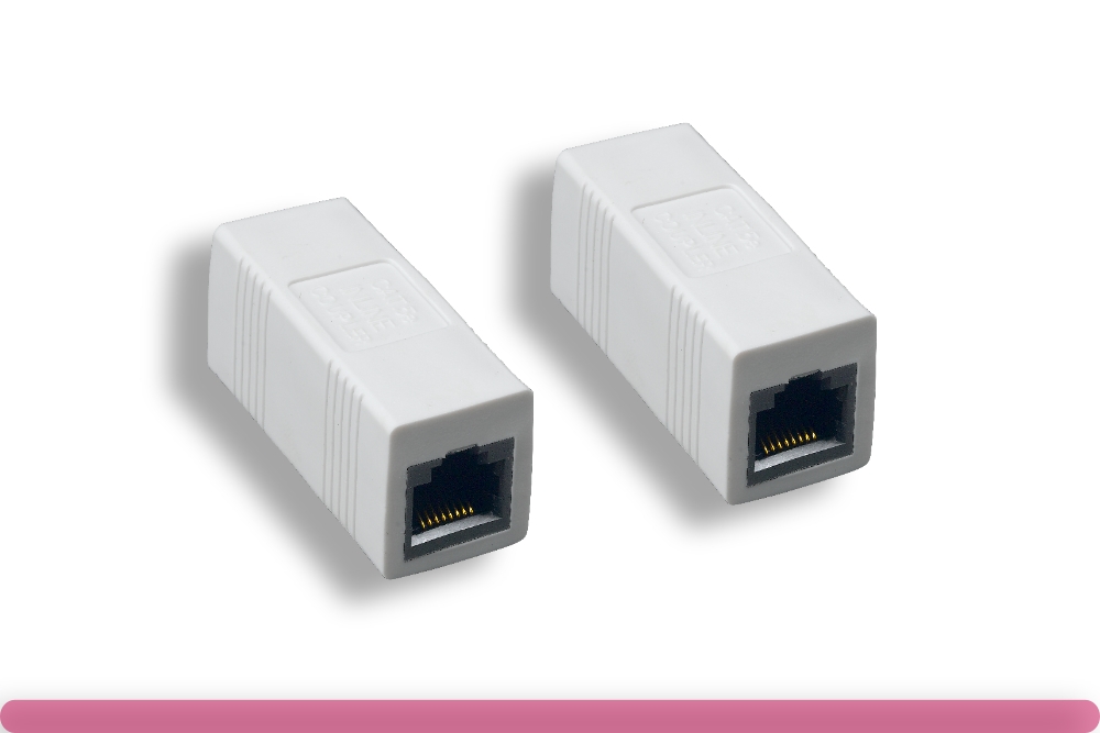 68il-03-c502-wh.jpg White Color Cat. 5e Modular Inline Coupler - Image 1