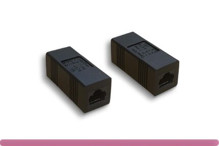Crossover Black Cat. 5e Modular Inline Coupler
