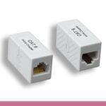 White Color Cat. 6 Modular Inline Coupler