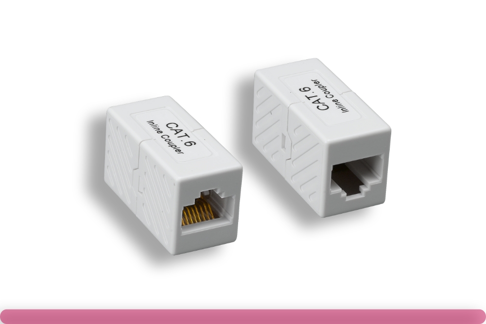 68il-04-c601-wh.jpg White Color Cat. 6 Modular Inline Coupler - Image 1