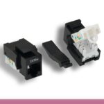 Black Color Cat. 5e Tool-less Keystone Jack