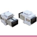 SC Simplex Fiber Optic Keystone Insert Module