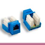 Blue Cat. 5e Punch Down Keystone Jack