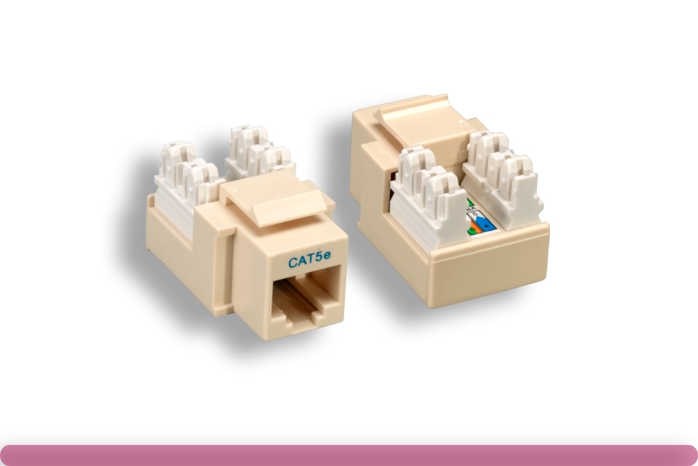 68jk-c511090-iv.jpg Ivory Cat. 5e Punch Down Keystone Jack - Image 1