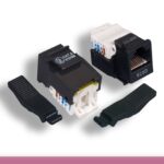 Black Color Cat. 6 Tool-less Keystone Jack