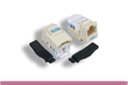 Ivory Color Cat. 6 Tool-less Keystone Jack