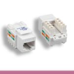 White Cat. 6 Punch Down Keystone Jack