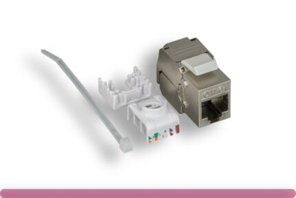 Cat. 6a Shielded Tool-less Keystone Jack