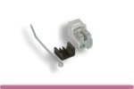 Cat. 6a Punch Down Keystone Jack White Color - Image 2