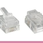 RJ-11 6P4C Plug Flat Stranded