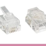 RJ-11 6P4C Plug Round Solid