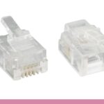 RJ-11 6P4C Plug Round Stranded