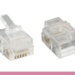 RJ-12 6P6C Plug Flat Stranded