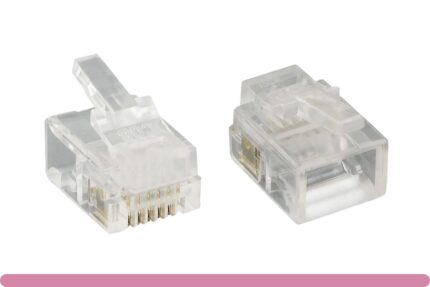 RJ-12 6P6C Plug Flat Stranded