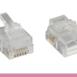 RJ-12 6P6C Plug Round Solid