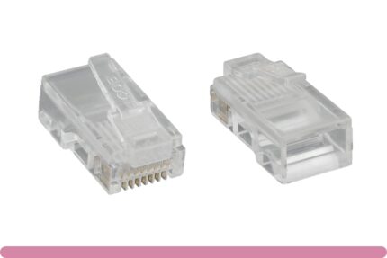 RJ-45 8P8C Plug Flat Stranded