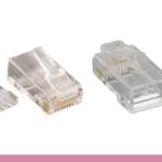 Cat. 6 Modular Plug Solid Wire 50U, with Load Bar