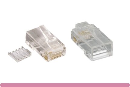 Cat. 6 Modular Plug Solid Wire 50U, with Load Bar