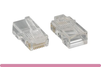 Cat. 5 Modular Plug Solid Wire 3Prong 50U