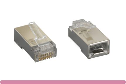 Cat. 5 Modular Shielded Plug Stranded Wire 50U