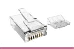 MINI Cat. 6 & 6a Modular Plug Stranded Wire 50 Micron, with Load Bar - Image 2