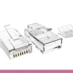 MINI Cat. 6 & 6a Modular Plug Stranded Wire 50 Micron, with Load Bar