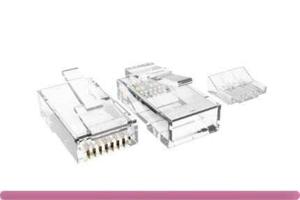 MINI Cat. 6 & 6a Modular Plug Stranded Wire 50 Micron, with Load Bar