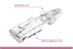 Mini Cat.6 & Cat.6a Snag Proof RJ-45 Strain Relief Boot Clear Color - Image 3