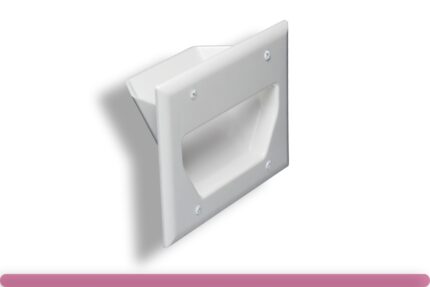 3-Gang Recessed Low Voltage Wall Plate