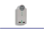 MIni 3 Outlet With 2 USB Ports