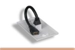 1-Port HDMI Wall Plate with Cable - Image 2