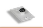 1-Port HDMI Wall Plate - Image 2