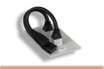 2-Port HDMI Wall Plate with Cable - Image 2
