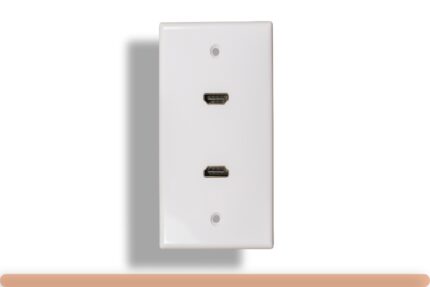 2-Port HDMI Wall Plate