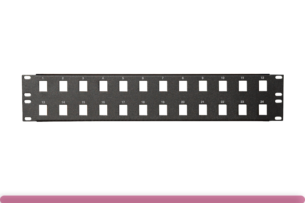 68rk-kp1-24.jpg Keystone Jack Rack Panel - Image 1
