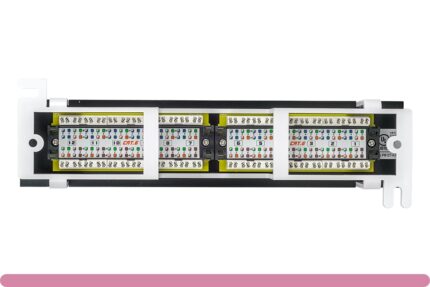 12-port Cat 6 Mini Patch Panel 110 Type