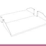 Double Side Rack Shelf