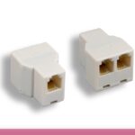 RJ-11 6P/4C Modular T-Adapter