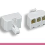 6P/4C 2 Line, L1/L2/L1+L2, Modular T-Adapter