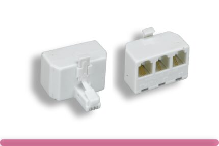 6P/4C 2 Line, L1/L2/L1+L2, Modular T-Adapter