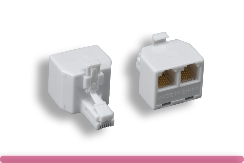 68ta-66-m2f-wh_1.jpg RJ-12 6P/6C 1 to 2 Modular T-Adapter - Image 1