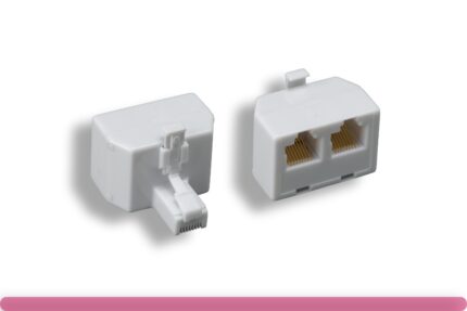 RJ-45 8P/8C 1 to 2 Modular T-Adapter